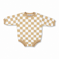 Checkmate Romper - Amber