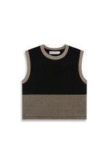Color-Block Crewneck Sweater Vest