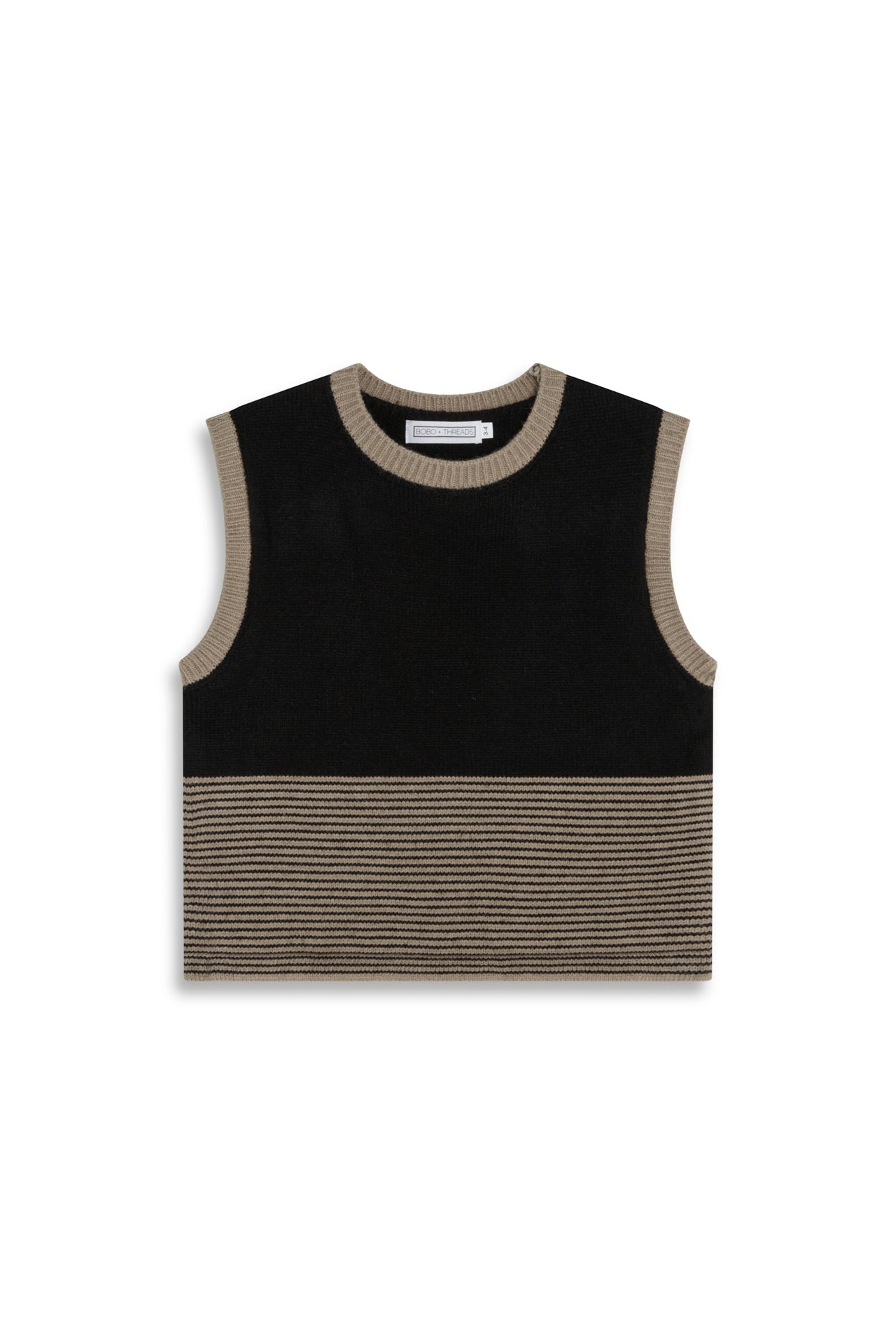 Color-Block Crewneck Sweater Vest