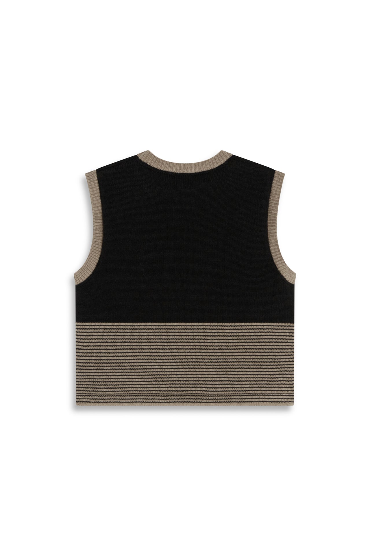 Color-Block Crewneck Sweater Vest