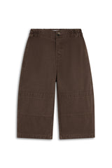Wide-Leg Pants - Brown