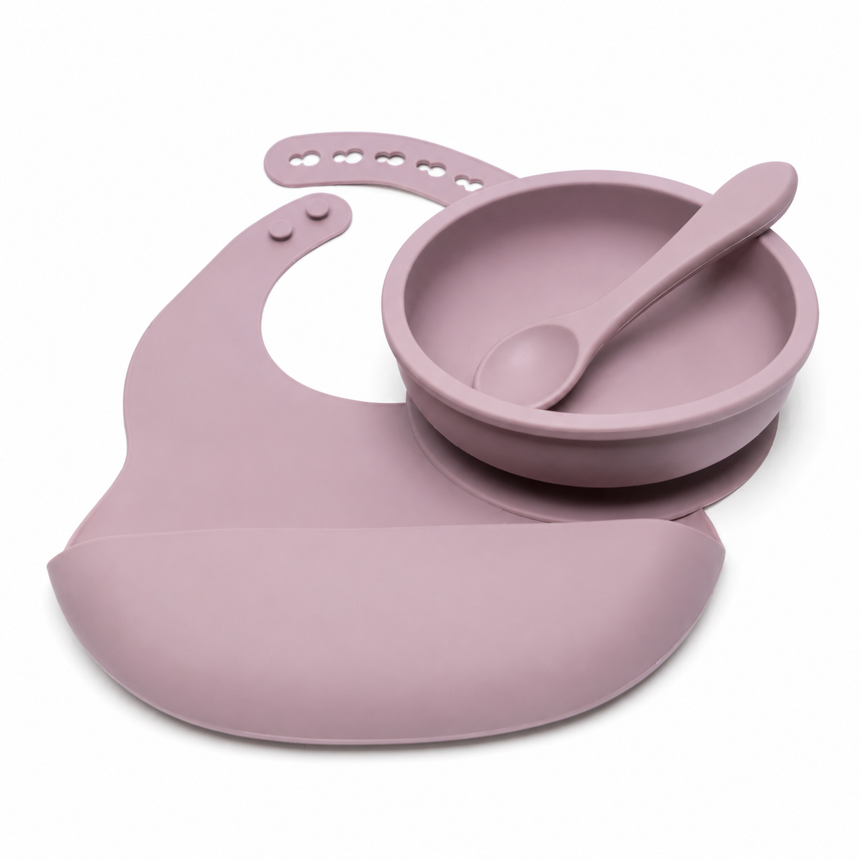 Baby Feeding Set - Dusty Lilac