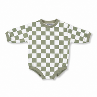Checkmate Romper - Green
