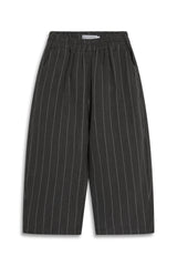 Wide-Leg Linen Blend Trousers