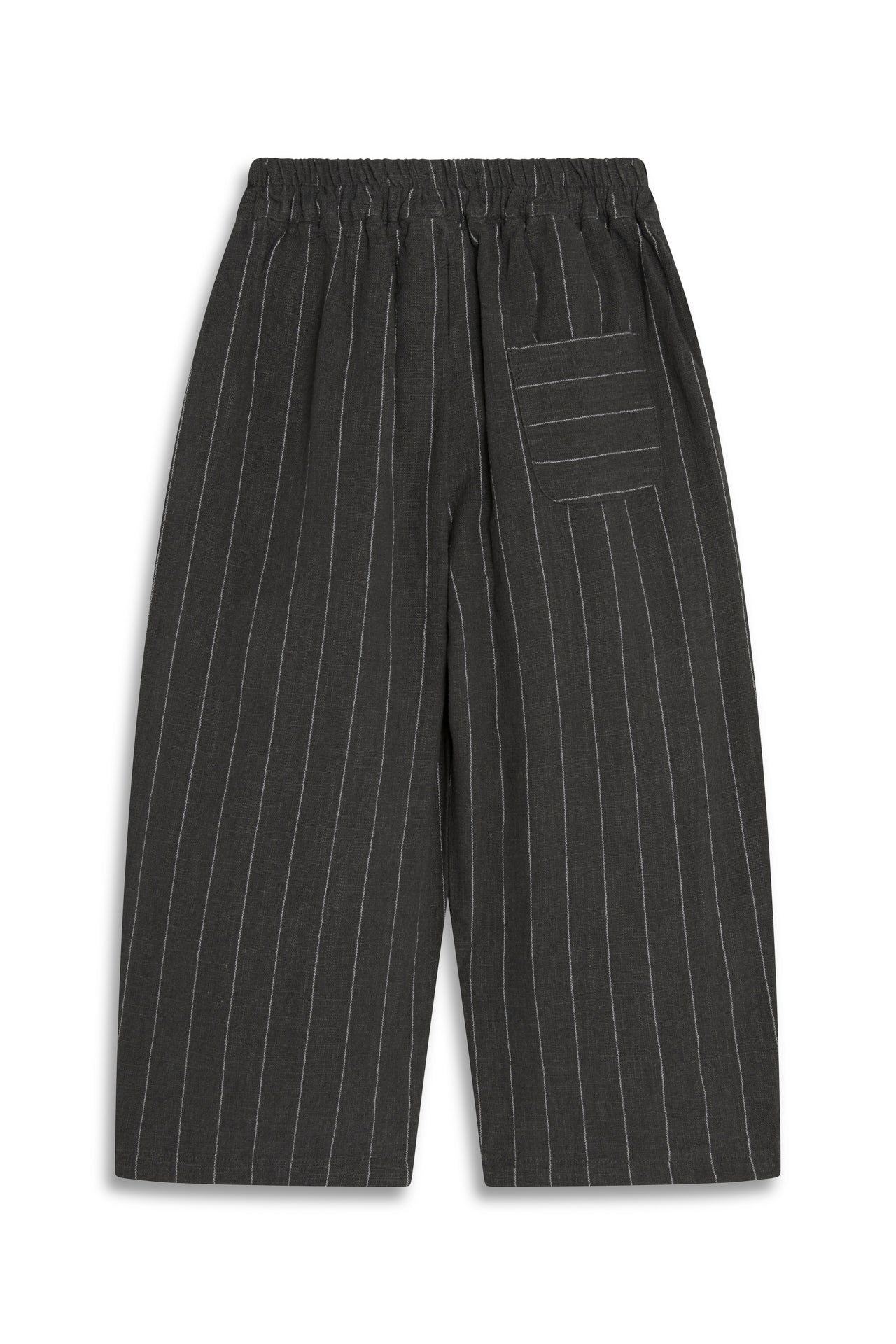 Wide-Leg Linen Blend Trousers