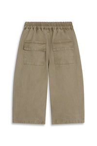 Wide-Leg Pants - Khaki