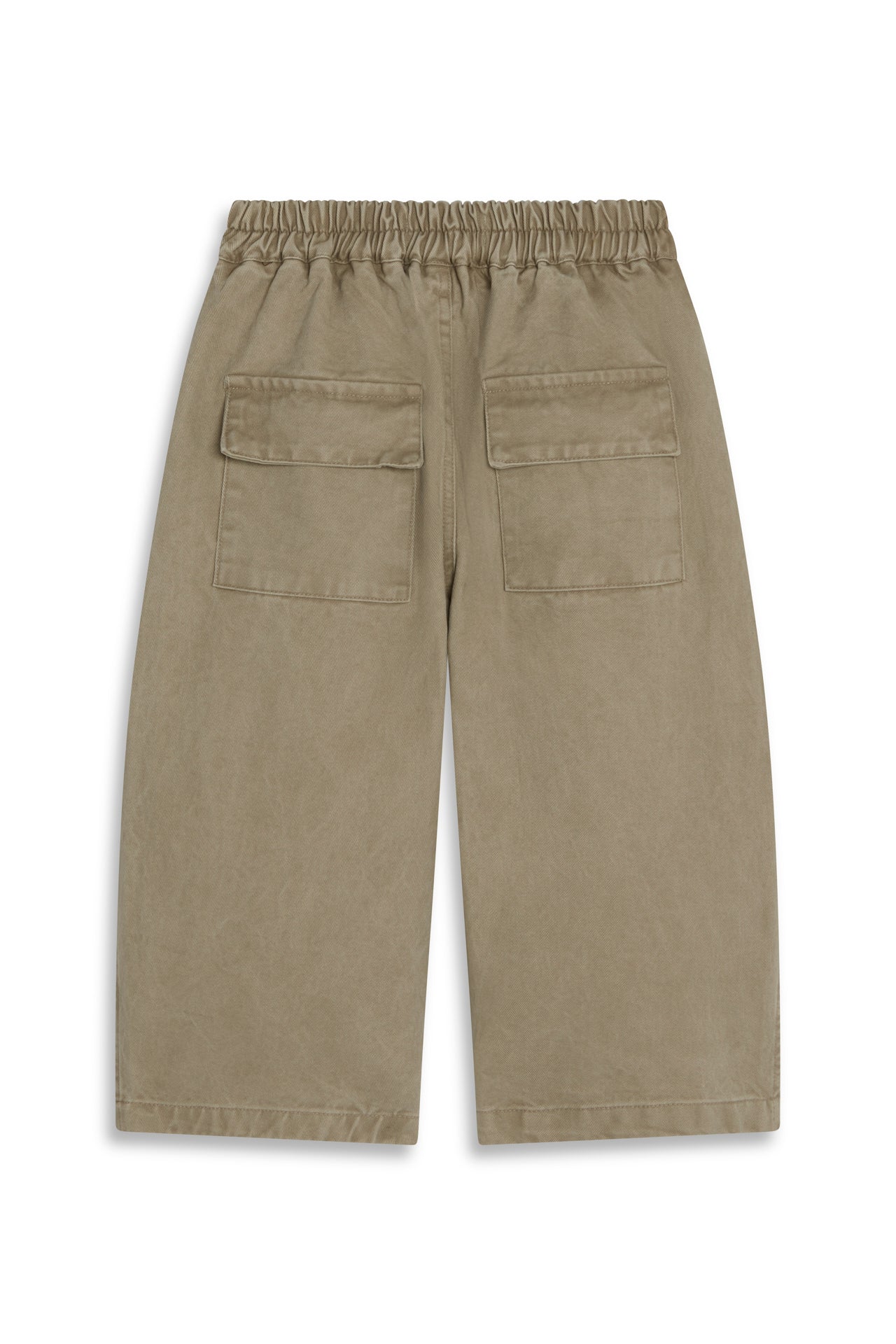 Wide-Leg Pants - Khaki