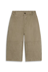 Wide-Leg Pants - Khaki