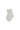 Ruffle Ribbed Quarter Sock - White