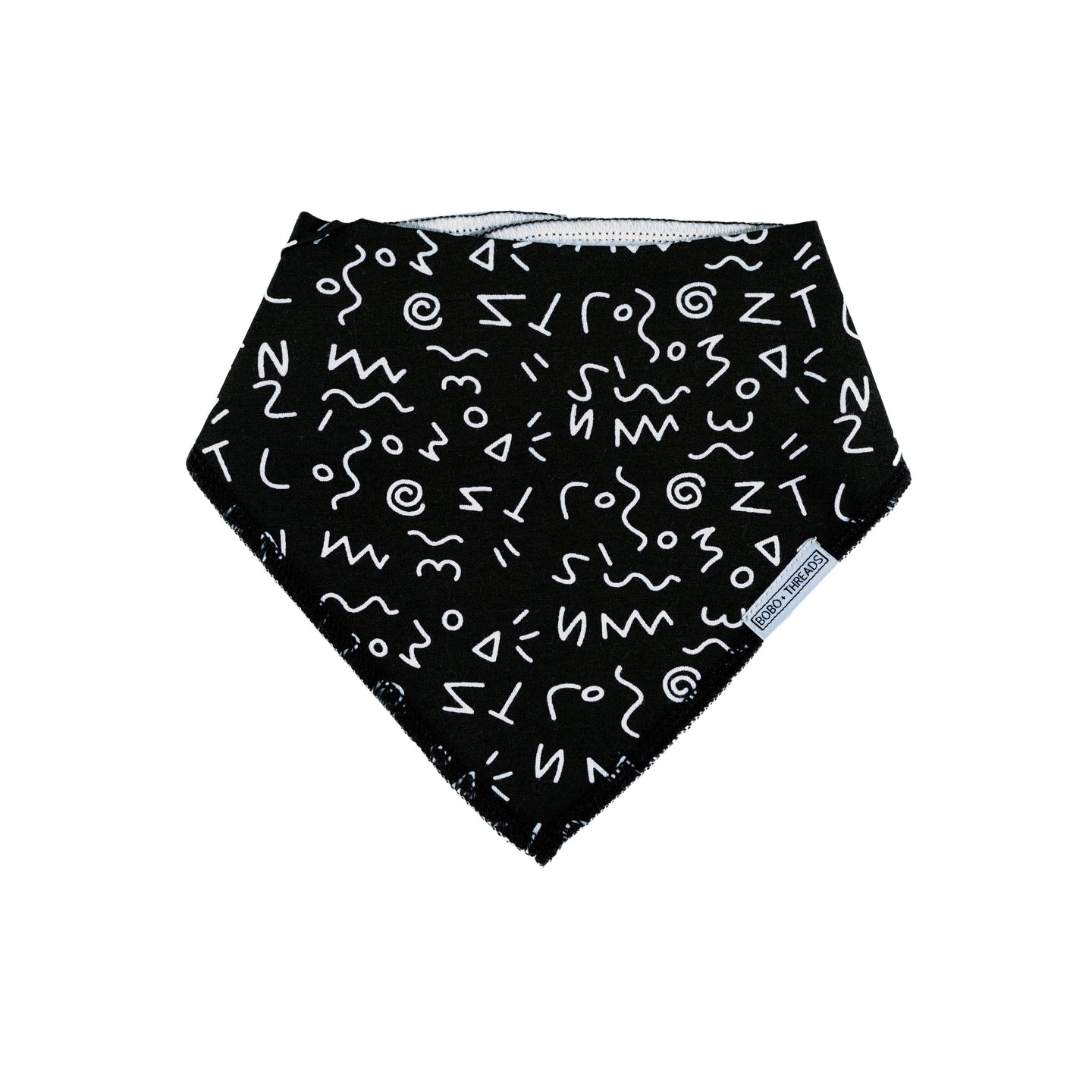 Bandana Bib - Rugrat Black
