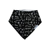 Bandana Bib - Rugrat Black